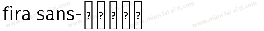 fira sans字体转换